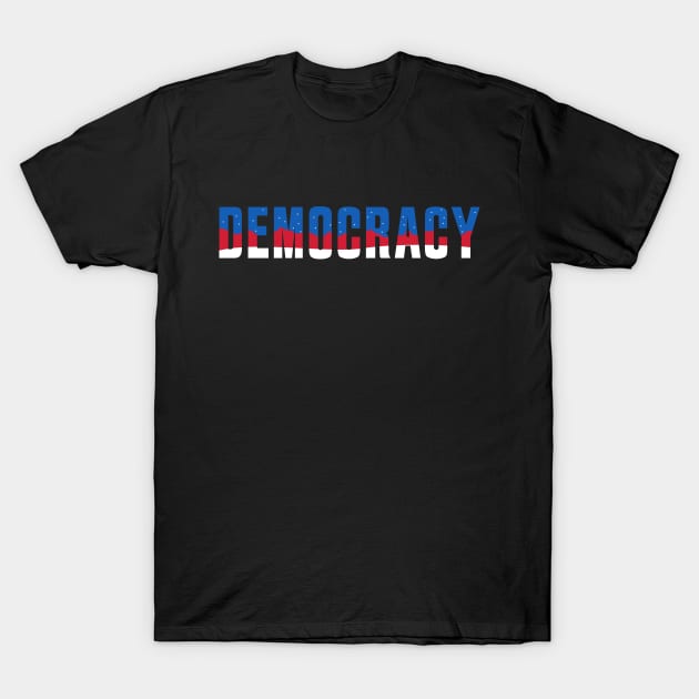 American Democracy Landscape T-Shirt by NeddyBetty